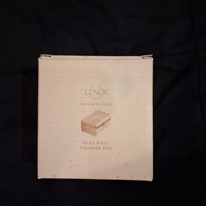Lenox Holy Bible Treasure Box